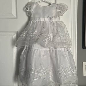 baby Girl baptism dress 6-9 months